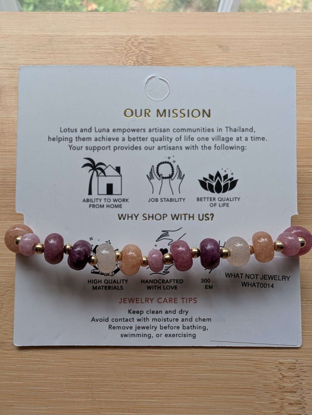 NWT Lotus And Luna Whatnot Exclusive Statement Bracelet - Picture 3 of 3